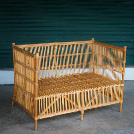 โซฟา 2 ที่นั่ง หวายแท้ PISAMAI รุ่น TARZAN SOFA แนว HOMIE COTTAGE โซฟานั่งเล่น ขนาด 126*76*90 CM สีธรรมชาติ_2